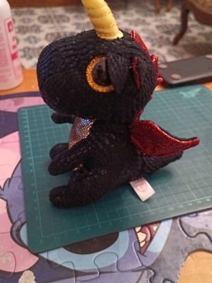Grindal the Dragon-Unicorn plush toy from Ty Beanie Boos series