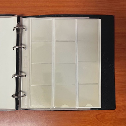 Coin holder used for collectible coins with 2 pages