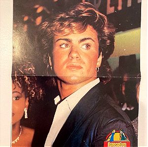 George Michael - Ρένα Παγκράτη Αφίσα απο περιοδικό Κατερίνα Σε πολύ καλή κατάσταση Τιμή 5 Ευρώ