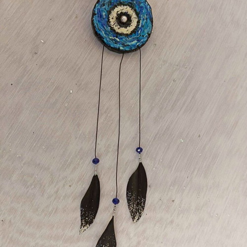 Handmade Hanging Wall Decor Eye Dreamcatcher New