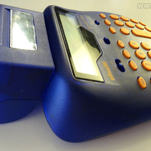 Calculator with printing and dual-color display, new