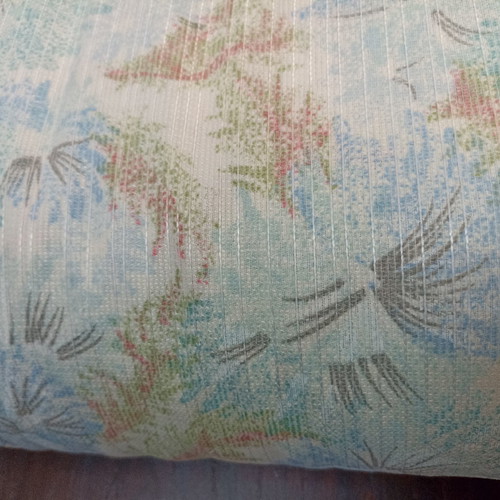 Curtain fabric from Spain new, soft polyester opaque