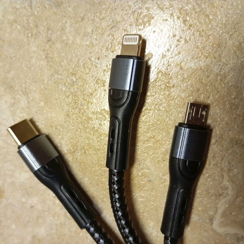 3-in-1 charger new for three phone types
