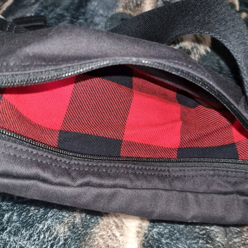 Dickies x Eastpack Waist Bag striped red black collectible like new