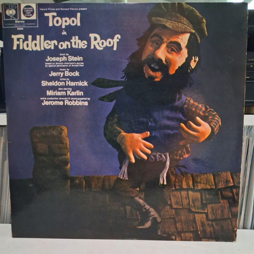 Topol Fiddler On The Roof vinyl LP album