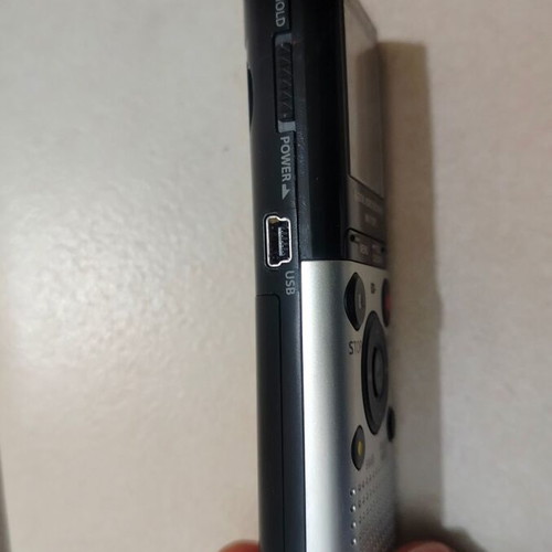 Olympus VN-712PC digital voice recorder used