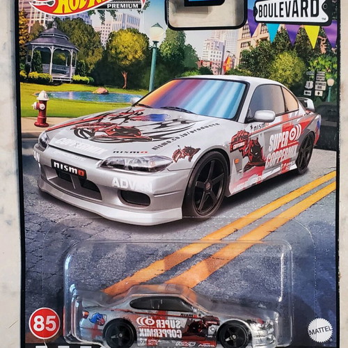 Hot Wheels Premium Boulevard "85" Nissan Silvia new