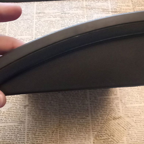 Post it note holder used, black