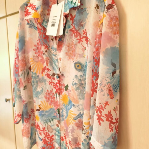 Project Soma Theros Shirt new, silk touch muslin, oversized kimono sleeves