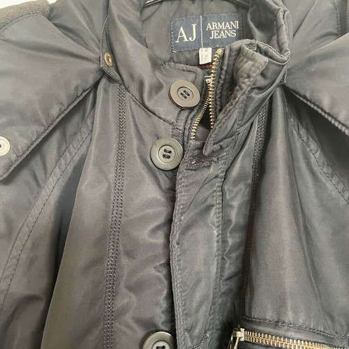Armani Jeans men's black jacket like new, size XL