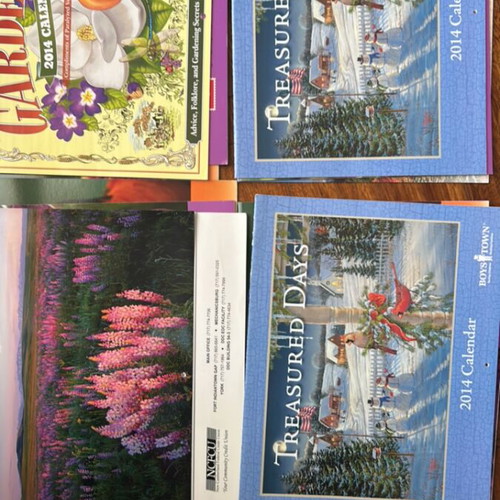 Vintage calendars new, pack of 13 with stunning photos
