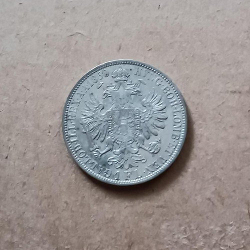 Florin 1860A Austria Silver Gulden like new, Franz Joseph I 1848 - 1916