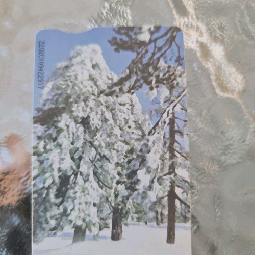 Collectible telecard used 12/2002 60,000