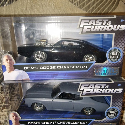 Fast & Furious 1/32 Diecast Toy Cars New, Set of 19