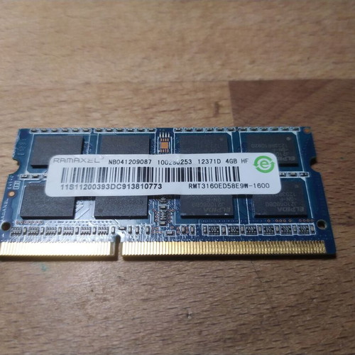Ramaxel 4GB DDR3 SODIMM Laptop RAM like new 1600MHz PC3-12800