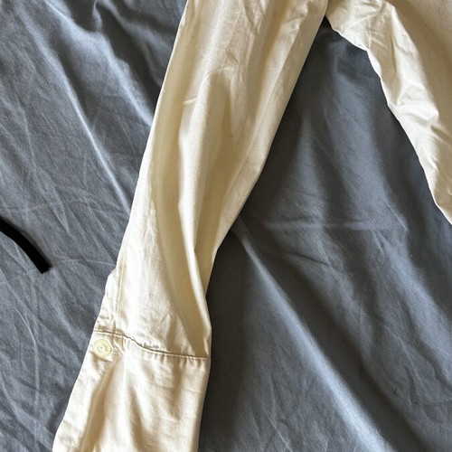 Vertice women's shirt 4XL used, off-white with embroidery