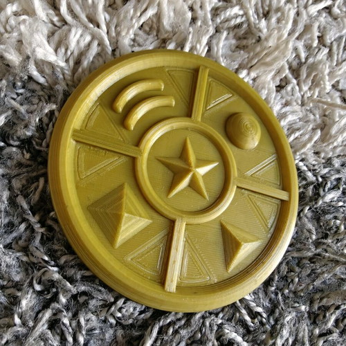Power Rangers Zeo Belt Buckle with 3D Printing like new