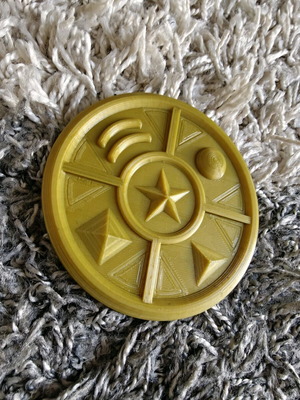 Power Rangers Zeo Belt Buckle with 3D Printing like new