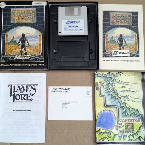 Times Of Lore (Origin) (Atari ST) like new, complete in box