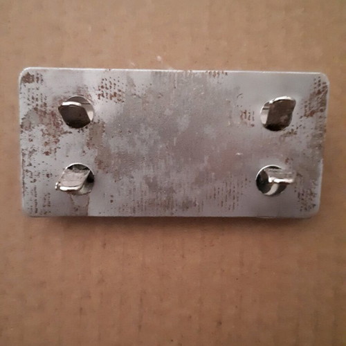 DKNY bag tag with plastic protective cover