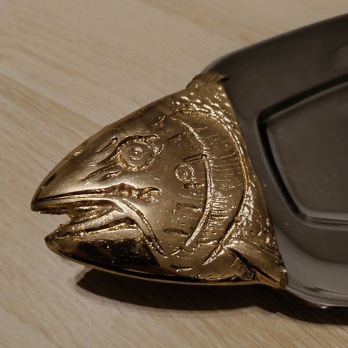 Inox Fish Serving Tray
