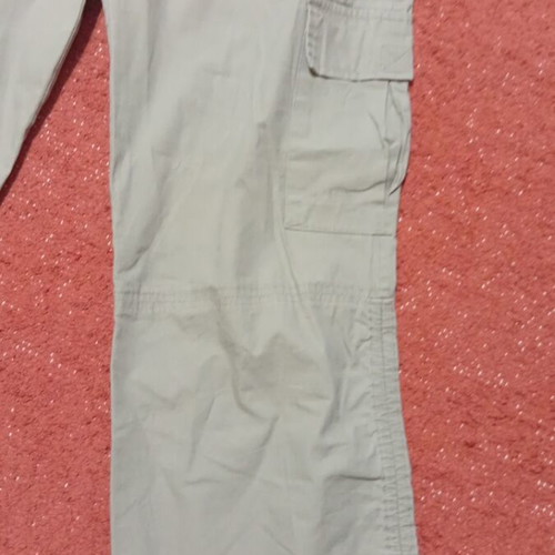 Beaux-Arts women's cotton cargo pants size XL like new, beige
