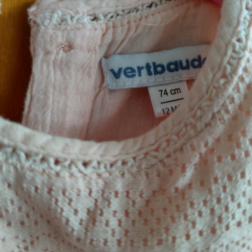 Vertbaudet dress 74 cm like new