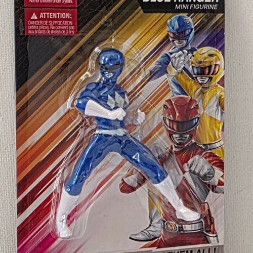 Blue Ranger Power Rangers 7cm mini figurine