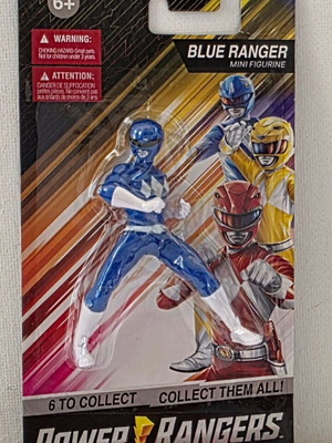 Blue Ranger Power Rangers 7cm mini figurine