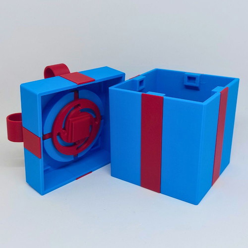 Christmas Lockable Present Box with Ingenious Mechanism, New