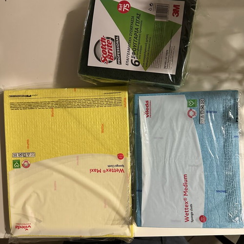 Vileda and Scotch-Brite Professional Cleaning Supplies Pack new, sealed