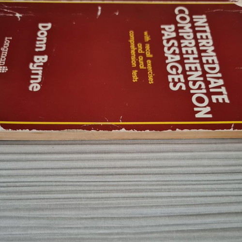 Intermediate Comprehension Passages book used, Donn Byrne