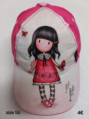 Jockey hat Santoro Gorjuss 56 cm like new, pink