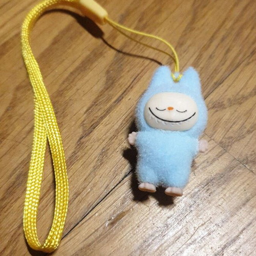 Small Labubu doll blue like new