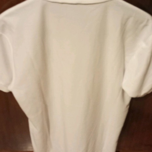 Collectible white men's polo shirt new, size L