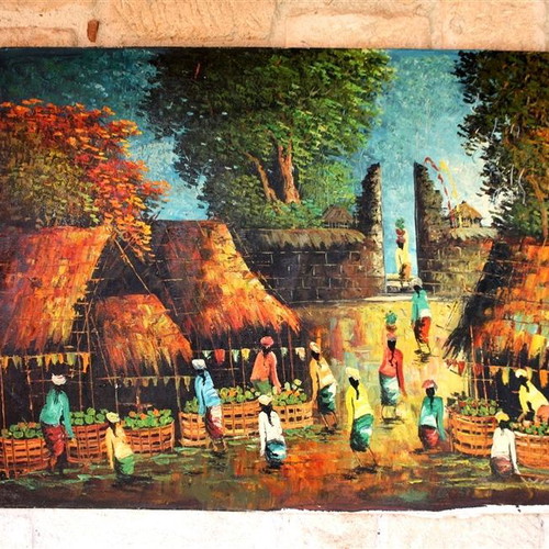 Painting B013 Okinawa new, dimensions 80x60cm