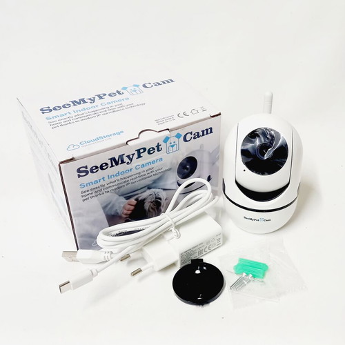 SeeMyPet Cam smart indoor camera like new, Full HD Wi-Fi