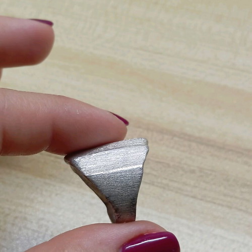 Silver ring 925 with sandblasting new, size 60-61