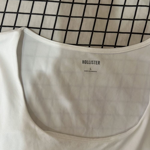 Hollister sport top new, white, size S