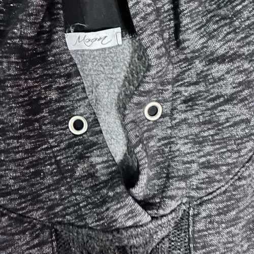 Grey melange sweatshirt medium like new with fleece lining