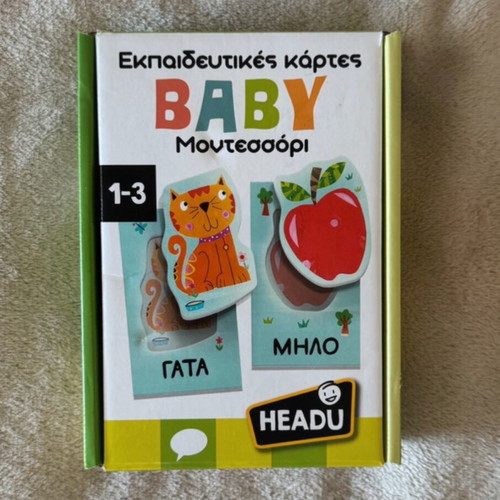 Headu Montessori educational knowledge game used for ages 1-3