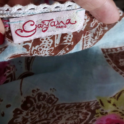 GanJana Paris floral cotton dress used, S/M