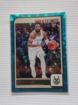 Malik Beasley Teal Explosion NBA Hoops 2023-24 card new