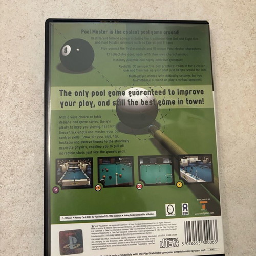 Pool Master PlayStation 2 English used complete