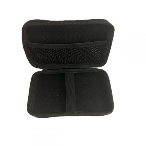 Travel case for cigars/pipe black zipper new 17x9cm