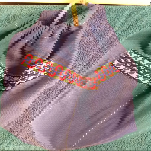 Τσάντα πλάτης πάνινη θαλάσσης μικρή σαν καινούργιο