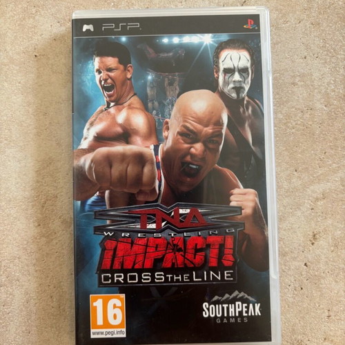 TNA Impact Cross the Line PlayStation PSP English used complete