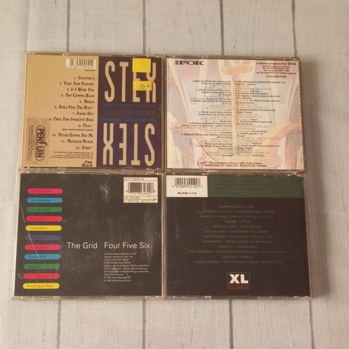 XL Recordings The Fourth Chapter, Stex Spiritual Dance, The Grid Four Five Six, Progressive Rock CD pack