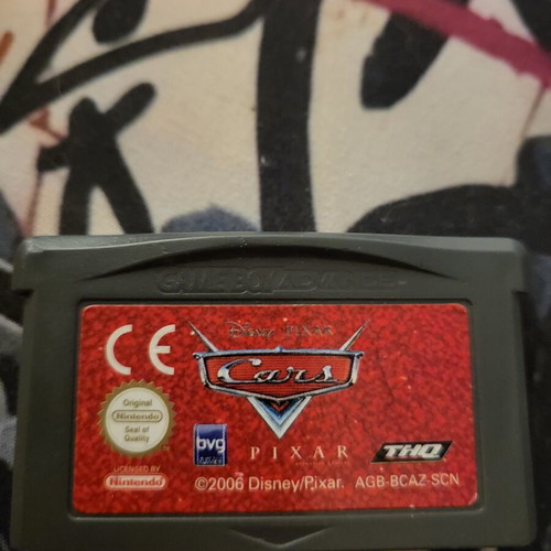 Cars Game Boy Advance cartridge used