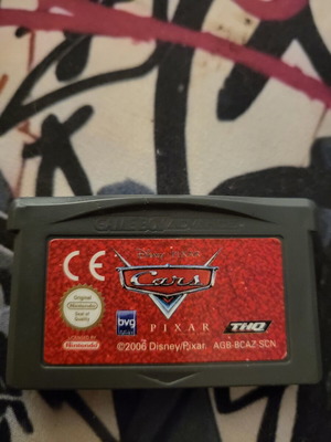 Cars Game Boy Advance cartridge used